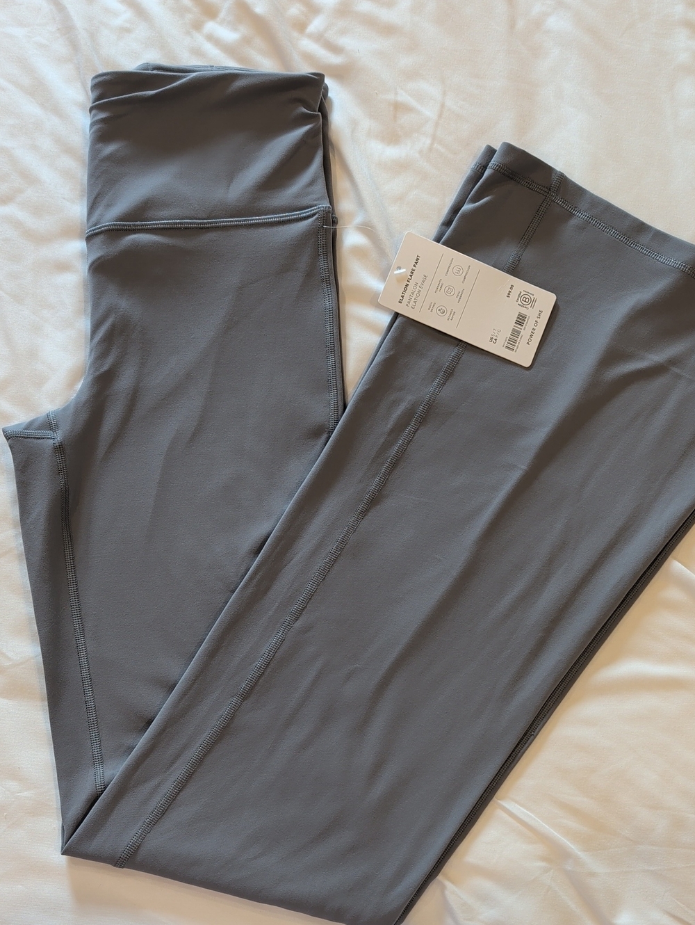 3/$125 NWT Athleta Elation Flare pant Size Small Tall Grey